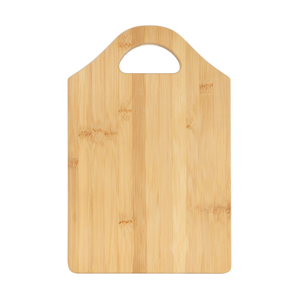 Royalford RF5380 Organic Bamboo Cutting Board | Ergonomic Handle |  Eco-Friendly, Durable & Naturally Antibacterial Kitchen Chopping Board for Vegetables, Meat & Bread