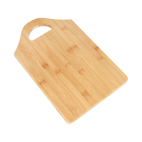 Royalford RF5380 Organic Bamboo Cutting Board | Ergonomic Handle |  Eco-Friendly, Durable & Naturally Antibacterial Kitchen Chopping Board for Vegetables, Meat & Bread