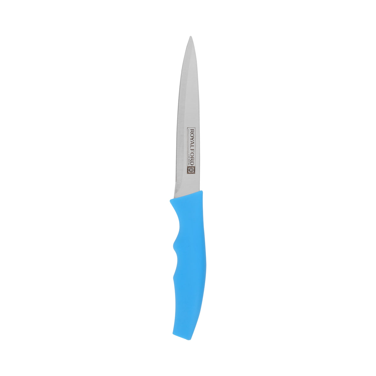 Royalford RF5387 Utility Knife Set | 3 Pieces Stainless Steel Kitchen Knives with Ergonomic Non-Slip Handles |  Multipurpose Cutting Knives for Fruits, Vegetables & Meat