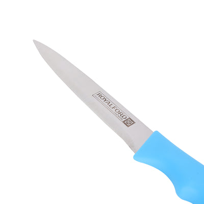 Royalford RF5387 Utility Knife Set | 3 Pieces Stainless Steel Kitchen Knives with Ergonomic Non-Slip Handles |  Multipurpose Cutting Knives for Fruits, Vegetables & Meat