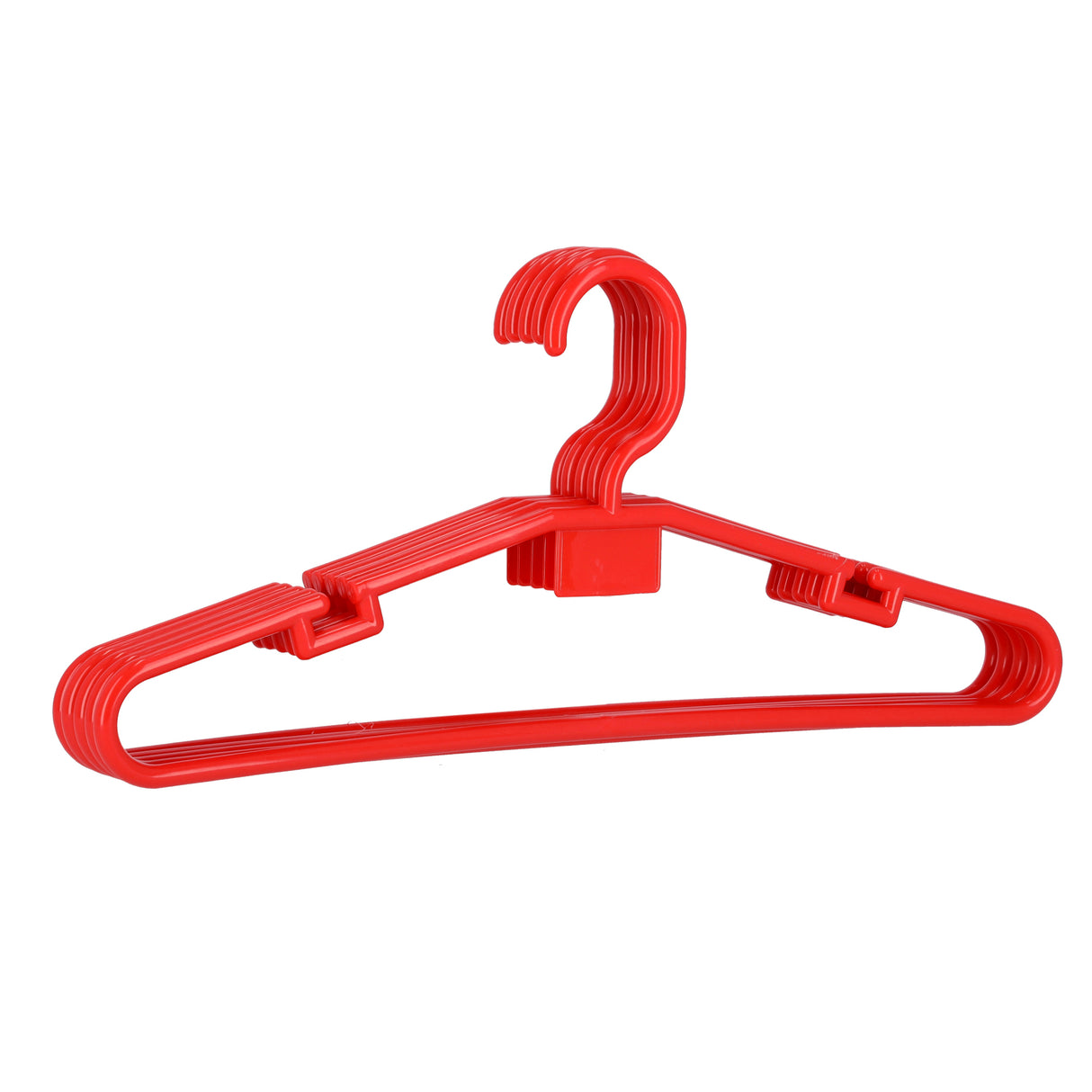 Royalford RF5426RD plastic hanger set| lightweight hangers with ergonomic design | smooth edges, strong grip and ideal for organizing clothes neatly in wardrobes|