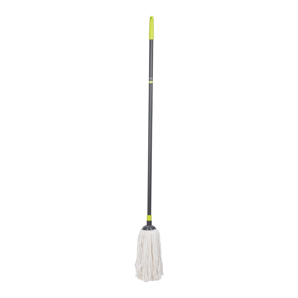 Royalford RF5829GR Hy-Sorb Cotton String Mop 135cm | Super Absorbent Cotton Thread Floor Mop | Long Steel Handle for Tile, Marble, Wood & Multi-Surface Cleaning