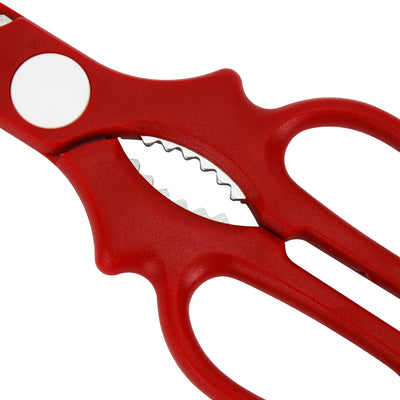 Royalford RF5839 kitchen scissors| stainless steel blades with ergonomic grip and multipurpose design| ideal for cutting meat, vegetables, herbs, packaging and more use|