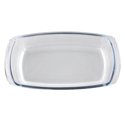 Royalford RF8809 1.8L Borosilicate Glass Loaf Dish | Rectangular Oven Safe Baking Dish for Bread, Cake, Meatloaf | Microwave, Freezer & Dishwasher Safe  Durable Design