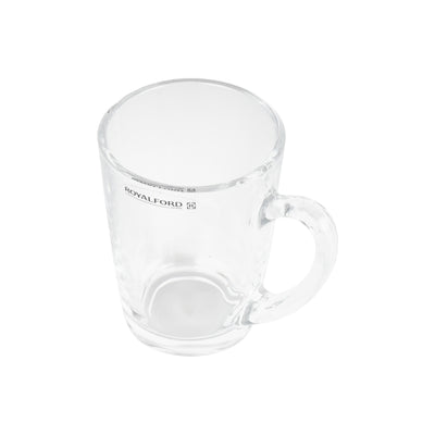 RoyalFord RF5886 Glass Tumbler Set | Premium Clear Glass Mugs with Handle |Durable Beverage Cups for Tea, Coffee &  Water | Heat Resistant |Perfect For Home & Office Use