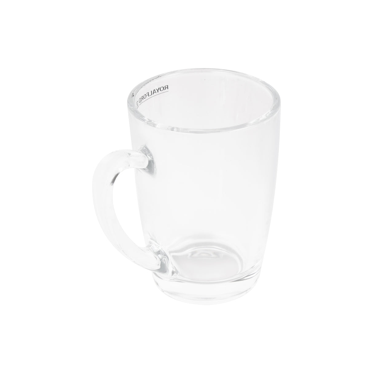 RoyalFord RF5886 Glass Tumbler Set | Premium Clear Glass Mugs with Handle |Durable Beverage Cups for Tea, Coffee &  Water | Heat Resistant |Perfect For Home & Office Use