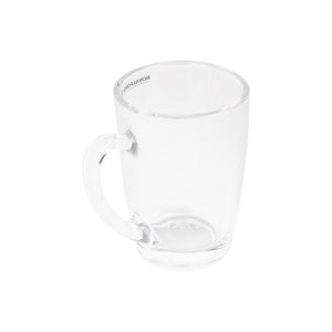 RoyalFord RF5886 Glass Tumbler Set | Premium Clear Glass Mugs with Handle |Durable Beverage Cups for Tea, Coffee &  Water | Heat Resistant |Perfect For Home & Office Use