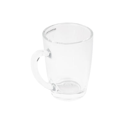 RoyalFord RF5886 Glass Tumbler Set | Premium Clear Glass Mugs with Handle |Durable Beverage Cups for Tea, Coffee &  Water | Heat Resistant |Perfect For Home & Office Use