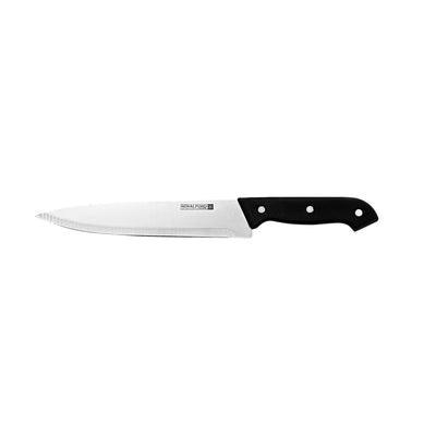 Royalford RF5982 9PCS Kitchen Tools Set | Stainless Steel Knives | Heavy Duty Scissors | Vegetable Peeler & Sharpening Rod| Durable Ergonomic Handles for Everyday Cooking