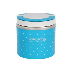 Royalford RF6144 630ML Single Layer Stainless Steel Lunch Box | Multilayer Insulation | Heat Preserving Food Container with Secure Lid for Office, School & Travel Use