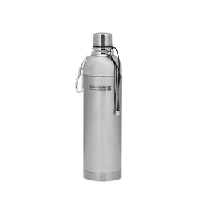 Royalford RF6147 Vacuum Bottle 500ml Stainless Steel | Double Wall Insulated Hot & Cold Bottle | SS 304 Inner Pot | Leak Proof Design for Office, Travel, & Daily Use