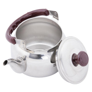Royalford RF6187 1L Stainless Steel Whistling Kettle for Stovetop | Durable Tea Kettle | Heat Resistant Phenolic Handle | Loud Whistle Alert| Rust Resistant Mirror Finish