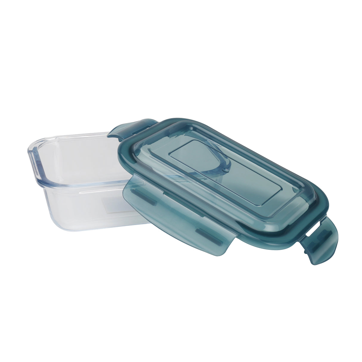 Royalford RF6249 Rectangular Borosilicate Glass Food Container 1040ML | Airtight Leakproof Lunch Box |  Microwave, Freezer & Dishwasher Safe Glass Food Storage Container