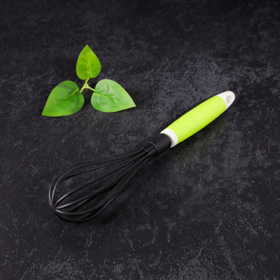 Royalford RF6314 Nylon Whisk| non-stick safe mixing with durable nylon wires| ergonomic grip, heat resistance, and lightweight design for whisking eggs & batters|