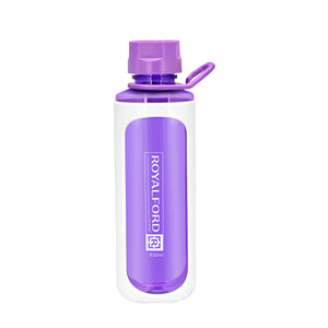 Royalford RF6421PP 630ML BPA Free Water Bottle | Leakproof Reusable Drinking Bottle | Lightweight Durable Water Bottle | Perfect for Gym, School, Office & Travel Use