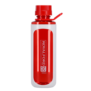 Royalford RF6421RD 630ML BPA Free Water Bottle | Leakproof Lightweight Reusable Drinking Bottle with Carry Handle | Eco Friendly Drinking Bottle for Gym, School & Office
