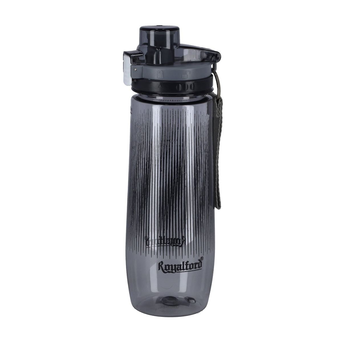 Royalford RF6422 850ML BPA Free Water Bottle |  Leakproof Reusable Drinking Bottle with Flip Lid and Carry Strap | Perfect for Gym, School,  Office & Travel Use