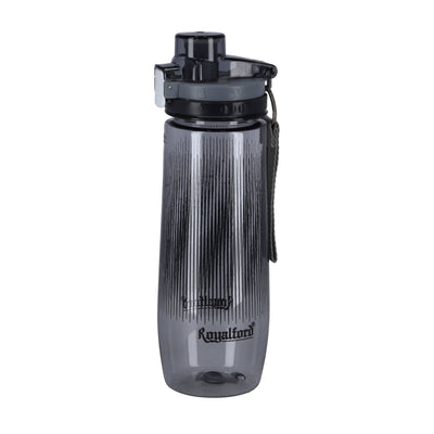 Royalford RF6422 850ML BPA Free Water Bottle |  Leakproof Reusable Drinking Bottle with Flip Lid and Carry Strap | Perfect for Gym, School,  Office & Travel Use