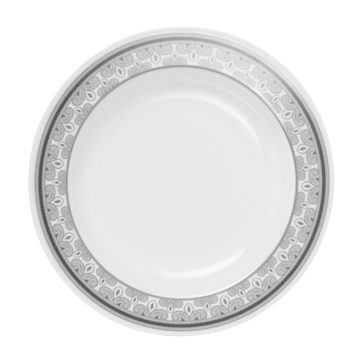 Royalford RF6721 Melamine Ware 40 PCS Dinner Set | Elegant Design | Durable Break-Resistant Tableware | Includes Plates, Bowls, Spoons, Oval Dish & Serving Bowl