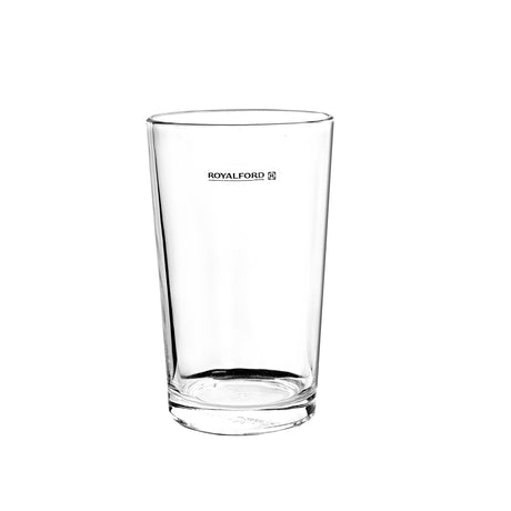 Royalford RF6777 6 Pcs Glass Tumbler Set |  Clear Drinking Glasses for Juice, Water & Soft Drinks |  Durable Everyday Beverage Glassware Set  for Home Kitchen Dining Use