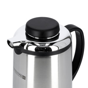 Royalford RF6894 Stainless Steel Vacuum Flask 1000ml | Double Wall Insulation for Hot & Cold Beverages | Ergonomic Handle | Thermal Flask for Home, Office & Travel Use
