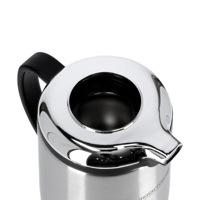 Royalford RF6894 Stainless Steel Vacuum Flask 1000ml | Double Wall Insulation for Hot & Cold Beverages | Ergonomic Handle | Thermal Flask for Home, Office & Travel Use