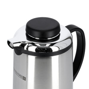Royalford RF6896 Stainless Steel Vacuum Flask | 1600ML Double-Wall Insulated Thermal Flask for Hot & Cold Drinks | 12 Hours Hot| 24 Hours Cold | Durable Easy-Pour Design