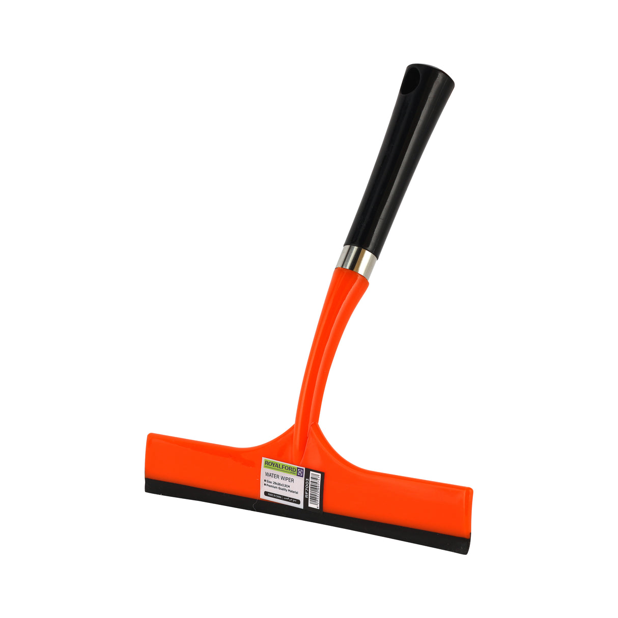 Royalford RF7003 Water Wiper Floor Squeegee | Durable Rubber Blade|  Ergonomic Handle | Perfect for Bathroom & Kitchen Tiles|  Efficient Streak Free Water Removal Tool