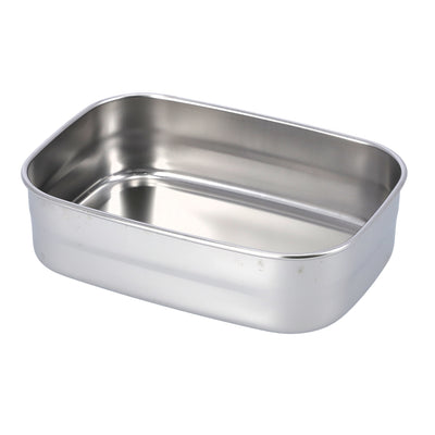 Royalford RF7014BL 680ML Stainless Steel Rectangle Food Container | Leakproof Airtight Lid|  BPA Free Food Storage Lunch Box with Sealing Ring for Office, School, Travel