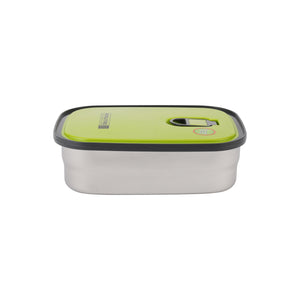 Royalford RF7014 680ML Stainless Steel Rectangular Food Container |  Airtight Leakproof Lid|  BPA Free | Food Grade Lunch Box | Perfect for Office, School & Travel Use