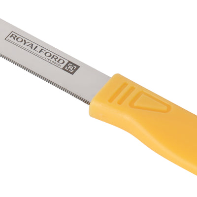 Royalford RF7028 2PCS Fruit Knife Set | Stainless Steel Sharp Blades | Ergonomic PP Handle | Durable Kitchen Knives for Fruits & Vegetables Peeling, Slicing & Cutting