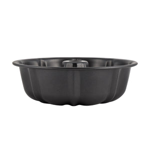 Royalford RF7032 Charlotte Bundform Pan |  Non-Stick Fluted Cake Baking Pan | Durable Carbon Steel Ring Cake Mould for Even Heat Distribution & Easy Release Baking Pan