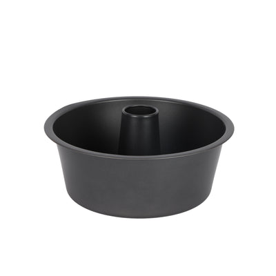 Royalford RF7035 Angel Food Cake Pan | Carbon Steel Non-Stick Round Tube Baking Pan for Chiffon, Sponge, Pound & Bundt Cakes | Even Heat Distribution & Easy Release