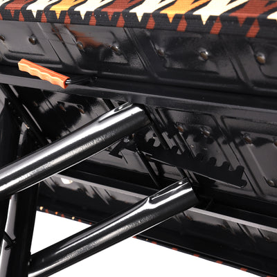 Royalford RF7138 Ironing Board | Foldable Iron Board with Sturdy Steel Frame| Heat-Resistant Cover| Anti-Slip Feet|Wide Surface & Space-Saving Design for Home Laundry Use