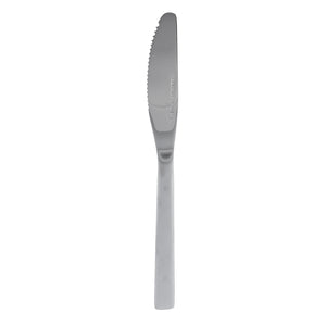 Royalford RF7234 Stainless Steel Table Knife | Sharp Serrated Dining Knife | Ergonomic Handle | Rust Resistant Durable Cutlery for Home, Hotel & Restaurant Tableware Use