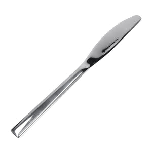 Royalford RF7234 Stainless Steel Table Knife | Sharp Serrated Dining Knife | Ergonomic Handle | Rust Resistant Durable Cutlery for Home, Hotel & Restaurant Tableware Use