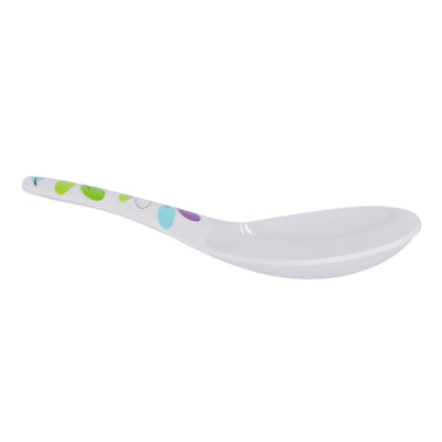 Royalford RF7392LF Premium Melamine Soup Ladle | Heat Resistant Lightweight Serving Spoon | Ergonomic Handle | Break Resistant Kitchen Utensil for Daily  Cooking Use