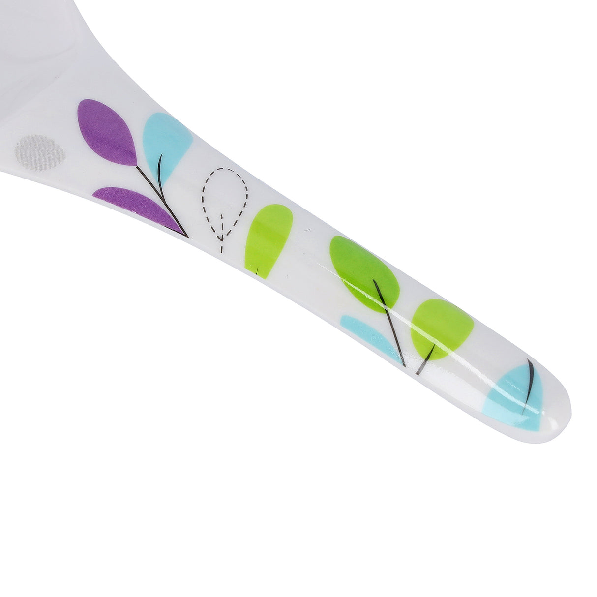 Royalford RF7392LF Premium Melamine Soup Ladle | Heat Resistant Lightweight Serving Spoon | Ergonomic Handle | Break Resistant Kitchen Utensil for Daily  Cooking Use