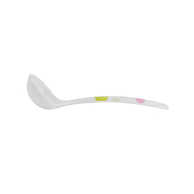 Royalford RF7393 Premium Melamine Soup Ladle | Heat Resistant Lightweight Serving Spoon | Ergonomic Handle | Break Resistant Kitchen Utensil for Daily Cooking Use