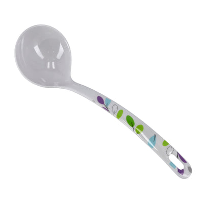 Royalford RF7395LF Premium Melamine Soup Ladle | Durable Heat Resistant Serving Spoon | Ergonomic Handle | Lightweight | Break Resistant Kitchen & Tableware Soup Ladle