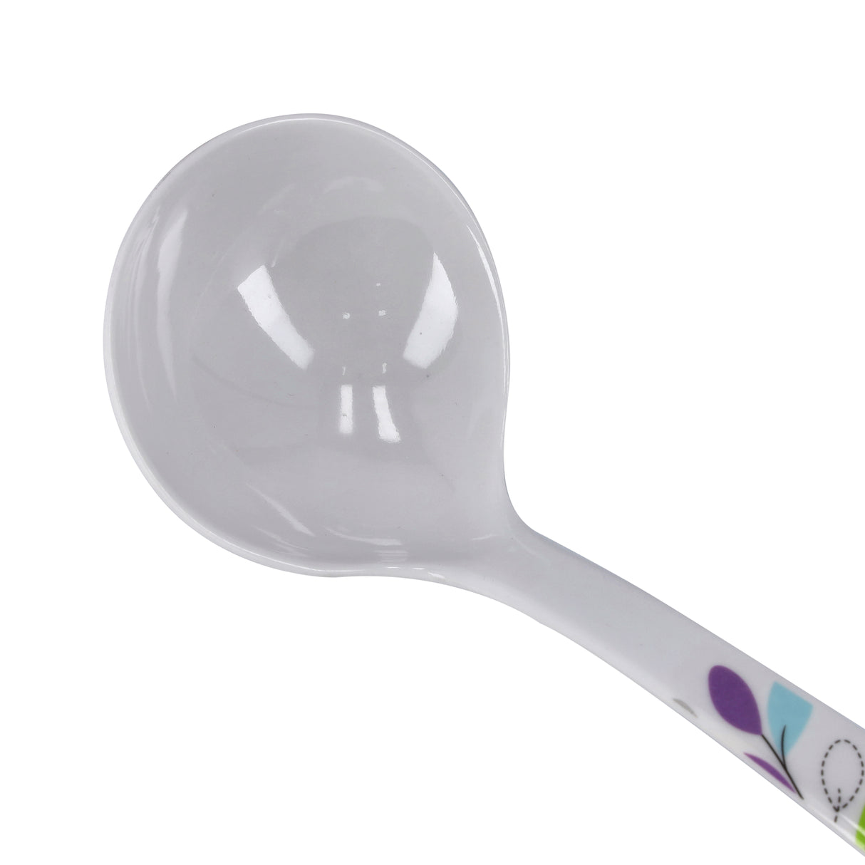 Royalford RF7395LF Premium Melamine Soup Ladle | Durable Heat Resistant Serving Spoon | Ergonomic Handle | Lightweight | Break Resistant Kitchen & Tableware Soup Ladle