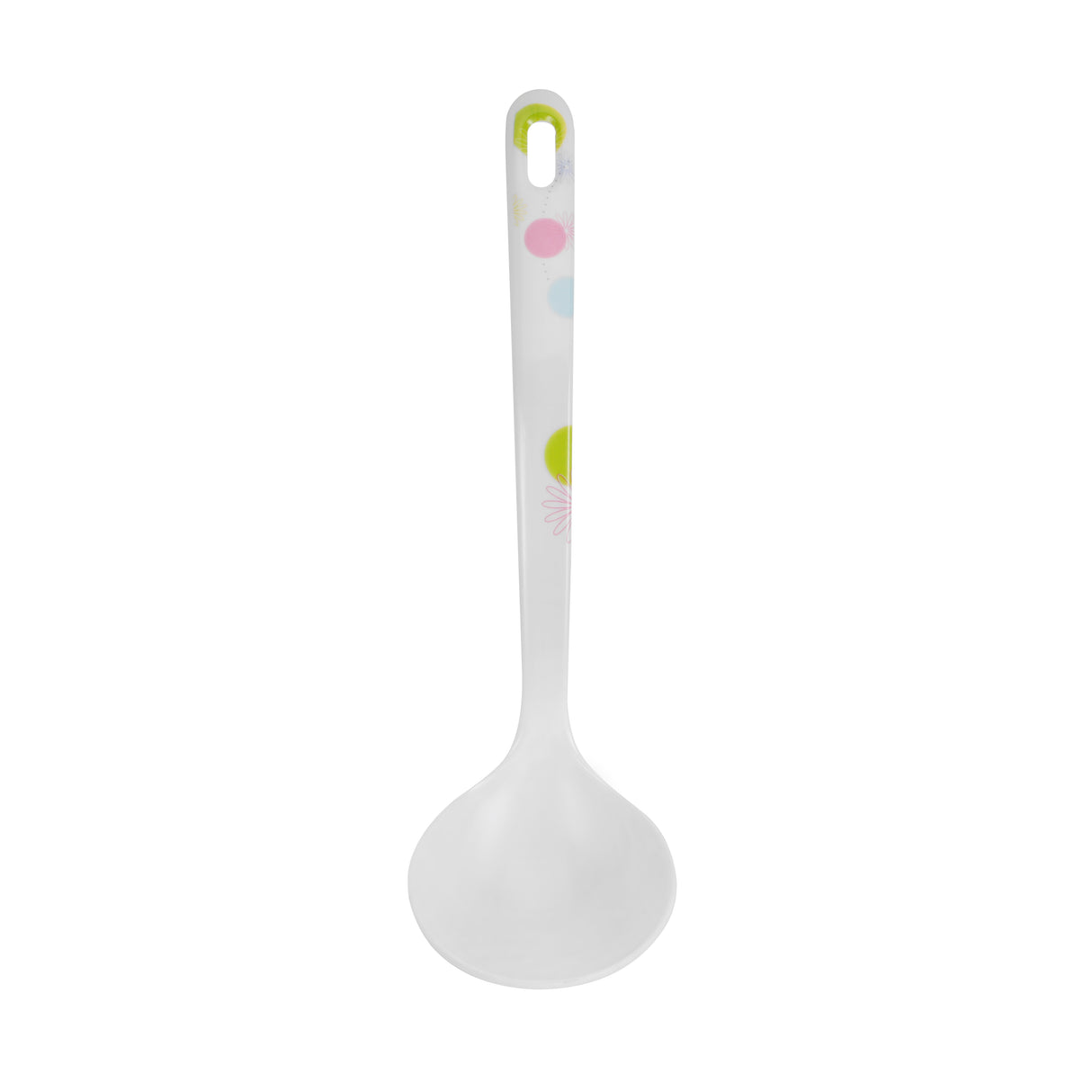 Royalford RF7395 Premium Melamine Soup Ladle | Durable Heat Resistant Serving Spoon v Ergonomic Handle | Lightweight | Break Resistant Kitchen & Tableware Soup Ladle