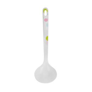 Royalford RF7395 Premium Melamine Soup Ladle | Durable Heat Resistant Serving Spoon v Ergonomic Handle | Lightweight | Break Resistant Kitchen & Tableware Soup Ladle