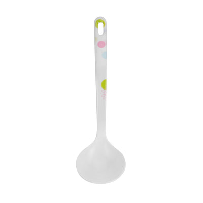 Royalford RF7395 Premium Melamine Soup Ladle | Durable Heat Resistant Serving Spoon v Ergonomic Handle | Lightweight | Break Resistant Kitchen & Tableware Soup Ladle
