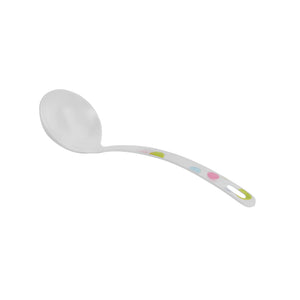 Royalford RF7395 Premium Melamine Soup Ladle | Durable Heat Resistant Serving Spoon v Ergonomic Handle | Lightweight | Break Resistant Kitchen & Tableware Soup Ladle
