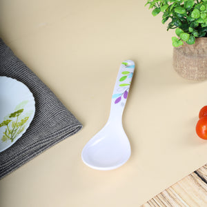 Royalford RF7395LF Premium Melamine Soup Ladle | Durable Heat Resistant Serving Spoon | Ergonomic Handle | Lightweight | Break Resistant Kitchen & Tableware Soup Ladle