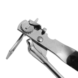 Royalford RF7441 Can Opener | Chrome Plated Carbon Steel Manual Can Opener with Smooth Cutting Wheel  | Ergonomic Grip |  Heavy Duty Rust Resistant Kitchen Tool