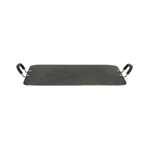 Royalford RF7462 Flat Square Tawa 15x13 Inch | Non-Stick Aluminium Cooking Tawa | Heat Resistant Bakelite Handles for Gas, Electric, Ceramic & Halogen Cooktops Use