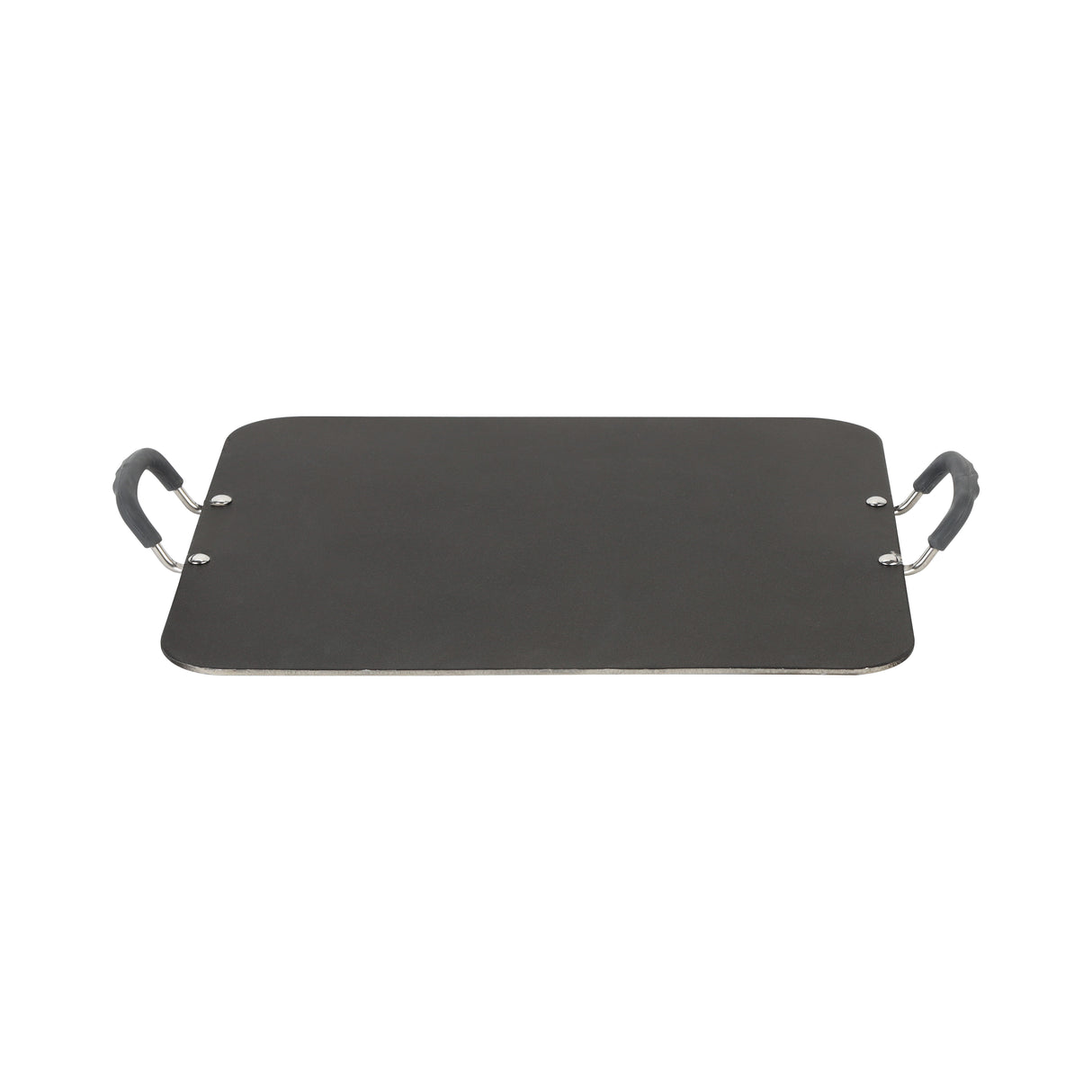 Royalford RF7462 Flat Square Tawa 15x13 Inch | Non-Stick Aluminium Cooking Tawa | Heat Resistant Bakelite Handles for Gas, Electric, Ceramic & Halogen Cooktops Use