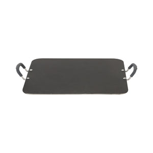 Royalford RF7462 Flat Square Tawa 15x13 Inch | Non-Stick Aluminium Cooking Tawa | Heat Resistant Bakelite Handles for Gas, Electric, Ceramic & Halogen Cooktops Use